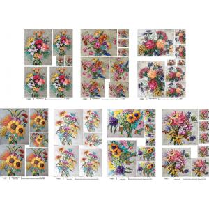 Joggles / Elizabeth St Hilaire A4 Rice Paper - Fabulous Florals #1 Set Of 7 November 2024