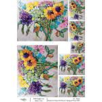 Joggles / Elizabeth St Hilaire A4 Rice Paper - Fabulous Florals #1 - Springtime Floral [74825]
