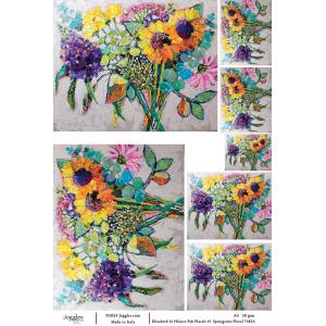 Joggles / Elizabeth St Hilaire A4 Rice Paper - Fabulous Florals #1 - Springtime Floral [74825]
