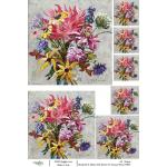 Joggles / Elizabeth St Hilaire A4 Rice Paper - Fabulous Florals #1 - Tuscany Floral [74830]
