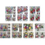 Joggles / Elizabeth St Hilaire A4 Rice Paper - Fabulous Florals #2 Set Of 7 January 2025