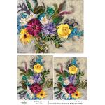 Joggles / Elizabeth St Hilaire A4 Rice Paper - Fabulous Florals #2 - Whidbey Floral [74849]