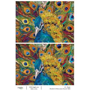 Joggles / Elizabeth St Hilaire A4 Rice Paper - Peacocks - Jamis Peacock [74663]
