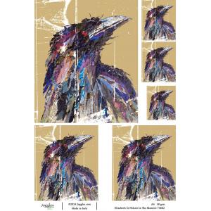 Joggles / Elizabeth St Hilaire A4 Rice Paper - Ravens - In The Moment [74682]