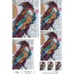 Joggles / Elizabeth St Hilaire A4 Rice Paper - Ravens - Meditation [74683]