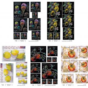 Joggles / Elizabeth St Hilaire A4 Rice Paper - The Art Of Eating Set Of 5 July 2024