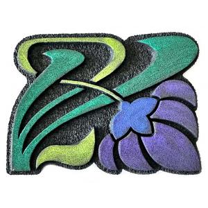 Joggles / Elizabeth St Hilaire Art Nouveau Foam Stamp - Water Lily [74809]