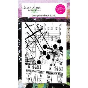 Joggles / Elizabeth St Hilaire Clear Stamp - Grunge Gridlock [52361]