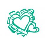 Joggles / Elizabeth St Hilaire Foam Stamp - My Heart Is Full [74451]