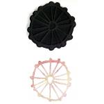 Joggles / Elizabeth St Hilaire Foam Stamp - Spoked Citrus Wheel [57268]