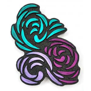 Joggles / Elizabeth St Hilaire Foam Stamp - Van Gogh Spirals [52424]