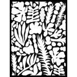 Joggles / Elizabeth St Hilaire Funky Florals - Funky Rock Garden Stencil [53798]