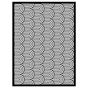 Joggles / Elizabeth St Hilaire Geo Boogie - Art Deco Stencil [53801]