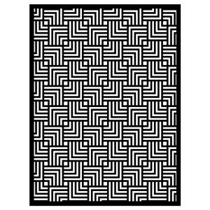 Joggles / Elizabeth St Hilaire Geo Boogie - Check Mate Stencil [53802]