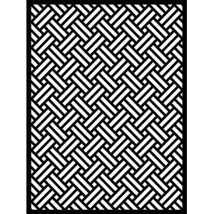 Joggles / Elizabeth St Hilaire Geo Boogie - Weaving Stencil [53807]
