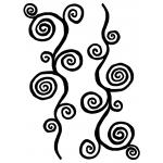 Joggles / Elizabeth St Hilaire Klimt Freeform Tab Cut Stencil & Mask Combo - Spiral Tree [75145]
