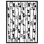 Joggles / Elizabeth St Hilaire Klimt Scribbles & Doodles 2 - Birch Forest Mask [53713]