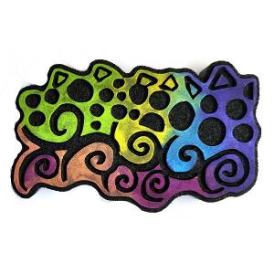 Joggles / Elizabeth St Hilaire Klimt Scribbles & Doodles 2 Foam Stamp - Twisting Time [52328]
