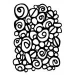 Joggles / Elizabeth St Hilaire Klimt Scribbles & Doodles 2 - Spiral Bloom Mask [53716]