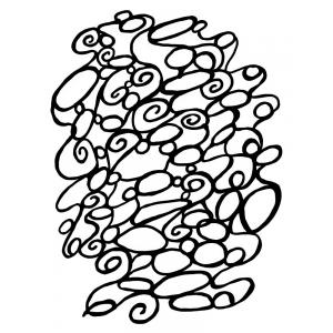 Joggles / Elizabeth St Hilaire Klimt Scribbles & Doodles 2 - Spiral Dream Mask [53717]