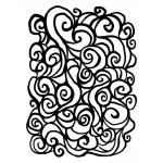 Joggles / Elizabeth St Hilaire Klimt Scribbles & Doodles 2 - Twisting Gold Mask [53718]