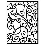 Joggles / Elizabeth St Hilaire Klimt Scribbles & Doodles - Dream Spiral 2 Mask [53682]