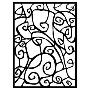 Joggles / Elizabeth St Hilaire Klimt Scribbles & Doodles - Dream Spiral 2 Mask [53682]