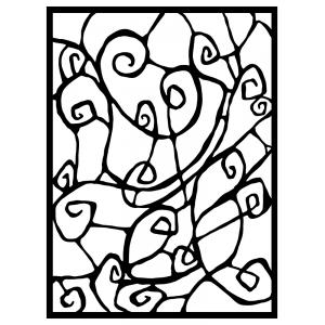 Joggles / Elizabeth St Hilaire Klimt Scribbles & Doodles - Dream Spiral Mask [53681]