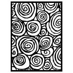 Joggles / Elizabeth St Hilaire Klimt Scribbles & Doodles - Spiral Doodle Mask [53686]