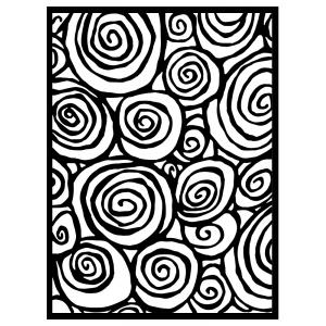 Joggles / Elizabeth St Hilaire Klimt Scribbles & Doodles - Spiral Doodle Mask [53686]