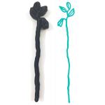 Joggles / Elizabeth St Hilaire Long Stemmed Botanicals Foam Stamp - Leafy [74554]