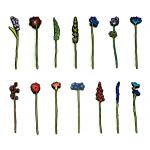 Joggles / Elizabeth St Hilaire Long Stemmed Florals Foam Stamps - Set Of 14 December 2023 Release