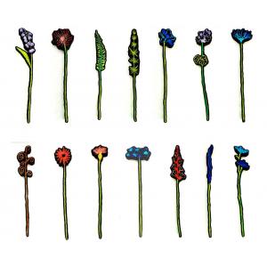 Joggles / Elizabeth St Hilaire Long Stemmed Florals Foam Stamps - Set Of 14 December 2023 Release