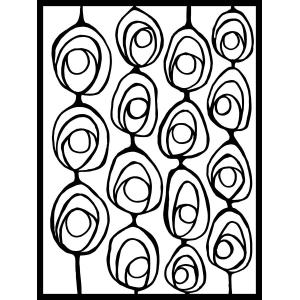 Joggles / Elizabeth St Hilaire Mask - Peacock Pods [57576]