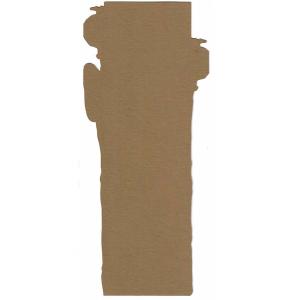 Joggles / Elizabeth St Hilaire #10 Shaped Panel Cards - Long Stemmed Botanicals - Kraft [74616]