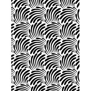 Joggles / Elizabeth St Hilaire Patterns For Layering 2 Stencil - Fans [75149]