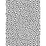 Joggles / Elizabeth St Hilaire Patterns For Layering 2 Stencil - Stars [75156]