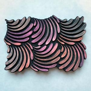 Joggles / Elizabeth St Hilaire Patterns For Layering Foam Stamp - Fans [52270]