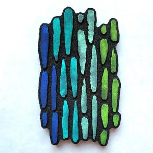 Joggles / Elizabeth St Hilaire Patterns For Layering Foam Stamp - Here Comes The Rain [52273]