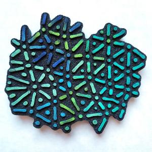 Joggles / Elizabeth St Hilaire Patterns For Layering Foam Stamp - Stars [52275]