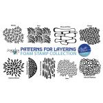 Joggles / Elizabeth St Hilaire Patterns For Layering Foam Stamps - Set Of 9, October 2025