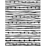 Joggles / Elizabeth St Hilaire Patterns For Layering Stencil - Dash Dot [75098]