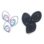 Joggles / Elizabeth St Hilaire Peacock Foam Stamp - Peacock Feather Eye [74341]