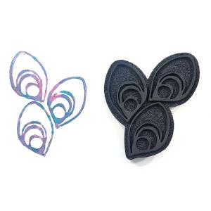 Joggles / Elizabeth St Hilaire Peacock Foam Stamp - Peacock Feather Eye [74341]