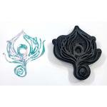 Joggles / Elizabeth St Hilaire Peacock Foam Stamp - Peacock Feather Spiral [74339]