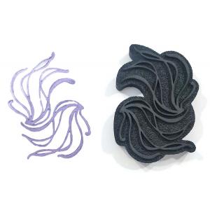 Joggles / Elizabeth St Hilaire Peacock Foam Stamp - Peacock Plumes [74344]