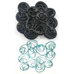 Joggles / Elizabeth St Hilaire Peacock Foam Stamp - Peacock Spirals [74343]