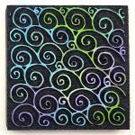 Joggles / Elizabeth St Hilaire Repeating Foam Stamp - Klimt Swirl [74631]
