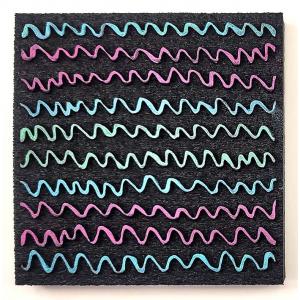 Joggles / Elizabeth St Hilaire Repeating Foam Stamp - Undulation [74635]
