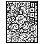 Joggles / Elizabeth St Hilaire Scribbles & Doodles Soup - Klimted Mask [53766]
